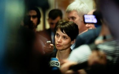 Líderku AfD Frauke Petryovú prijal v Moskve aj predseda Štátnej dumy.