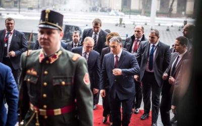 Putin navštívil Budapešť