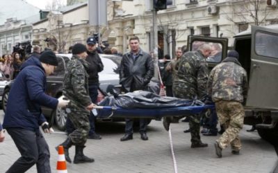 Ukrajinský prezident: Vražda bývalého poslanca bola „ruským terorizmom.“