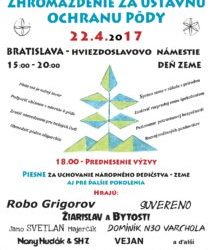 Zhromaždenie za ústavnú ochranu pôdy.