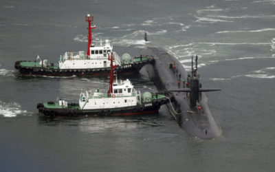 K juhokórejským brehom dorazila americká atómová ponorka USS Michigan. 
