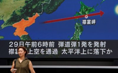 KĽDR odpálila balistickú strelu, ktorá preletela ponad Japonsko