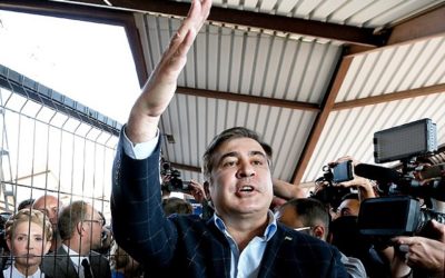 Micho Saakašvili sa preboxoval cez hranicu a prišiel na Ukrajinu. Prenocoval vo Ľvove a pripravuje ďalší Majdan.