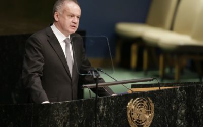 Kiska v OSN zaútočil na Rusko a vyzýval svet na pomoc migrantom.