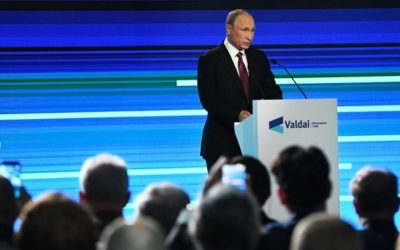 Putin pomenoval hlavné chyby Ruska vo vzťahoch so Západom, z krízy na Ukrajine obvinil Európu.