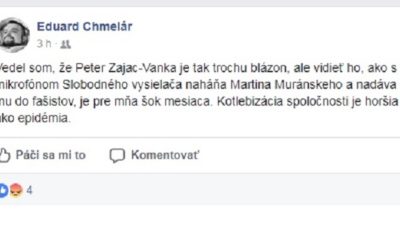Reakcia na Eduarda Chmelára – Peter Zajac Vanka