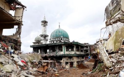 FOTO: Filipínske mesto po bojoch s ISIS takmer zmizlo z mapy