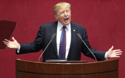 Trump chce mier nastoliť pomocou sily, vyzval svet na izoláciu KĽDR. 