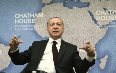 Erdogan obvinil Izrael z genocídy.
