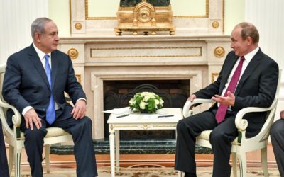 Izrael bude bránit své hranice za bojů v Sýrii, řekl Netanjahu v Moskvě