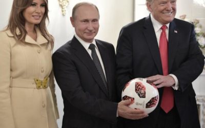 Loptu, ktorú dostal Trump do daru od Putina, preverujú tajné služby.