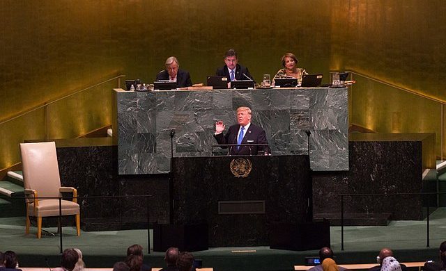 Trump odmítl globalismus a nastínil vizi OSN založeného na „patriotismu“. 1
