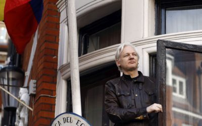 Zakladateľ WikiLeaks Assange: Ekvádor sa ma snaží z ambasády vyhnať.
