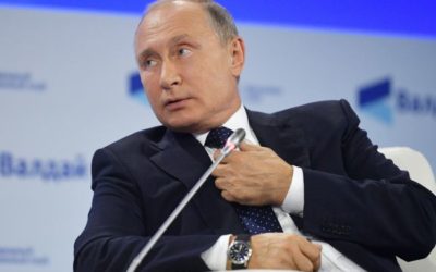 Putin: Rusko použije jadrové zbrane iba v reakcii na raketový útok.