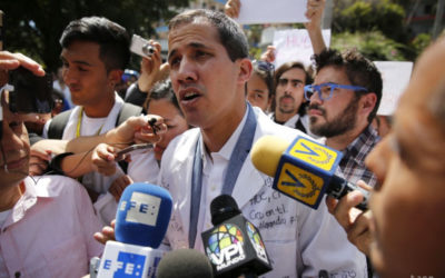 Guaidó hlási prevzatie prvých zásielok zahraničnej pomoci.