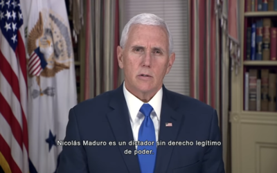 Trumpovo venezuelské vměšování a jeho nepoučitelná klaka.