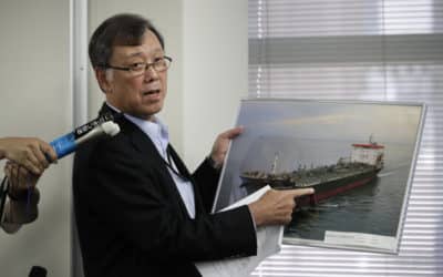 Japonský majiteľ napadnutého tankera poprel verziu USA o útoku pomocou mín.