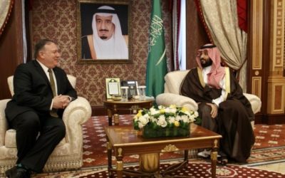 Pompeo rokuje o Iráne v Saudskej Arábii.