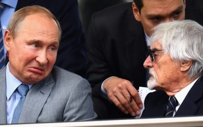 Kdyby chtěl někdo zastřelit Putina, tak si stoupnu před něj, říká Ecclestone.