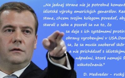 Medvedev reagoval na výrok amerického generála, že vyradí obranu Kaliningradu.