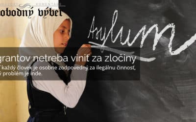 Migrantov netreba viniť za zločiny