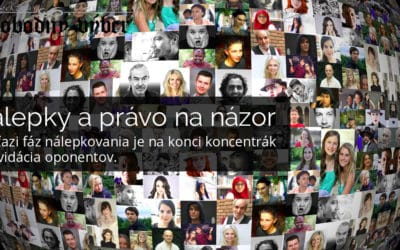 Nálepky a právo na názor