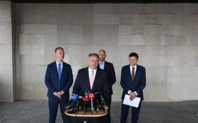 Kiska nakoniec podpíše dohodu o neútočení s PS/Spolu a KDH. Teší ho, že sa k dohode chce pridať aj SaS.
