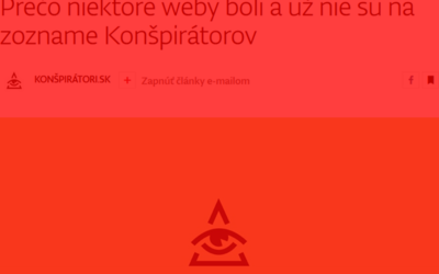 Konšpirátori.sk pochybili a prekrývajú to množstvom manipulácií.