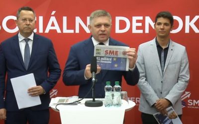 Fico: „Keď som sa dnes zobudil, myslel som, že som v inom svete. Vyzývam médiá, aby prestali klamať ľudí, Slovensko dostane z EÚ len 13,5 mld eur“.