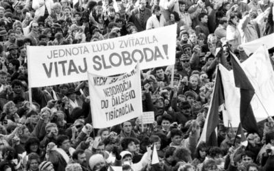 Od začiatku Nežnej revolúcie uplynie 17. novembra 31 rokov.