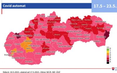 V ružových okresoch sa povolia svadobné hostiny, v oranžových vnútro reštaurácií.