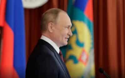 Západ bere na lehkou váhu ruské „nepřekročitelné linie“, stěžoval si Putin svým diplomatům.