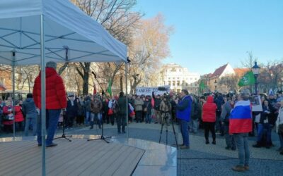 Bratislava 2. 2. 2022 – Celonárodné zhromaždenie – Slovensko, bráň si svoju slobodu a suverenitu!