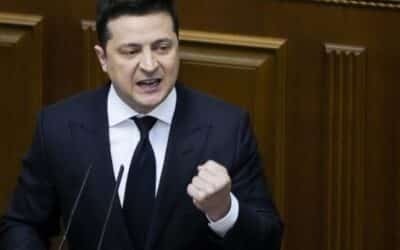 Zelenskyj v súvislosti s ruským útokom žiada prijatie Ukrajiny do Európskej únie.