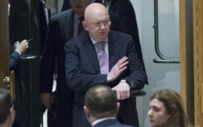 Nebenzia: Rusko si berie za cieľ chuntu, ktorá je pri moci v Kyjeve.