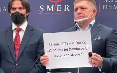 Fico je zhrozený z odposluchov vyšetrovateľov: Santusovej chceli podpáliť auto.