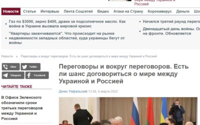Rozdíl mezi českým a ukrajinským informačním mainstreamem.