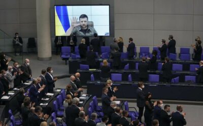 Zelenskyj v Bundestagu: Rusko chce Európu rozdeliť novým ‚berlínskym‘ múrom.