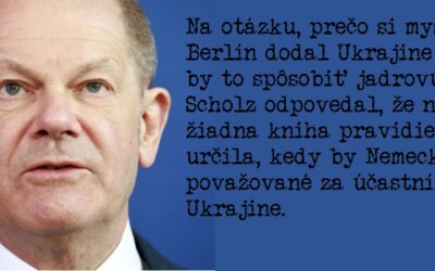 Scholz v rozhovore: Hlavnou prioritou je vyhnúť sa eskalácii voči NATO.