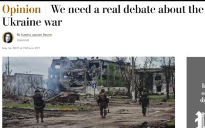 Potřebujeme skutečnou debatu o válce na Ukrajině.