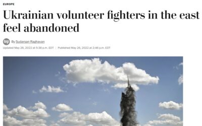 Washington Post -Ukrajinští dobrovolní bojovníci na východě se cítí opuštěni.
