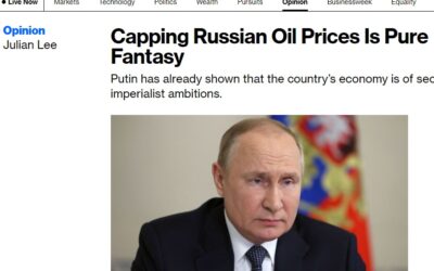 Omezení cen ruské ropy je čirá fantazie.