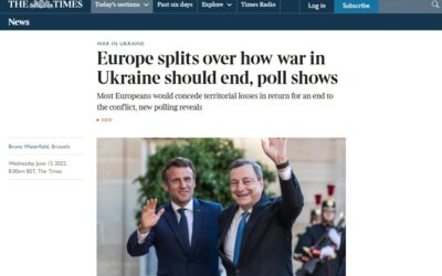Evropa se rozchází v otázce, jak by měla válka na Ukrajině skončit, ukazuje průzkum.