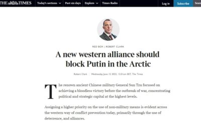 Nová západní aliance by měla zablokovat Putina v Arktidě.