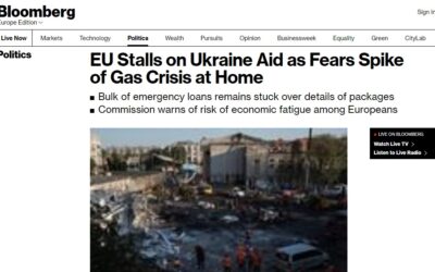 Flash- EU omezuje pomoc Ukrajině, protože se doma bojí plynové krize.
