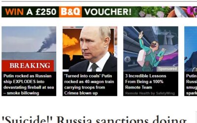 Daily Express – ‚Sebevražda!‘ Ruské sankce způsobují Evropě „VÍCE škod“ – obavy z finančního krachu narůstají.