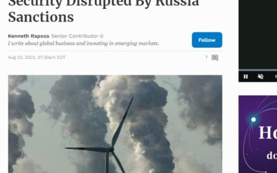 Forbes: protiruské sankce podlomily evropské trhy a energetickou bezpečnost.