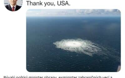 Nord Streamy sú už mimo hry. Von der Leyenová hovorí o sabotáži, Sikorski ďakuje USA.