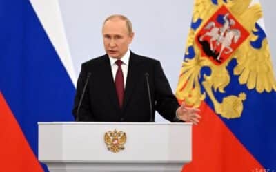 Putin vyhlásil štyri oblasti Ukrajiny za súčasť Ruska.