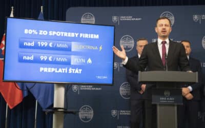 Heger: Firmy budú mať v prvom štvrťroku 2023 zastropované ceny energií.